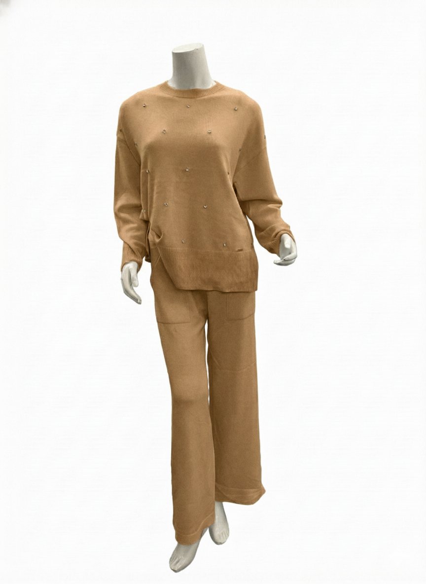 Conjunto Malha Brilhante