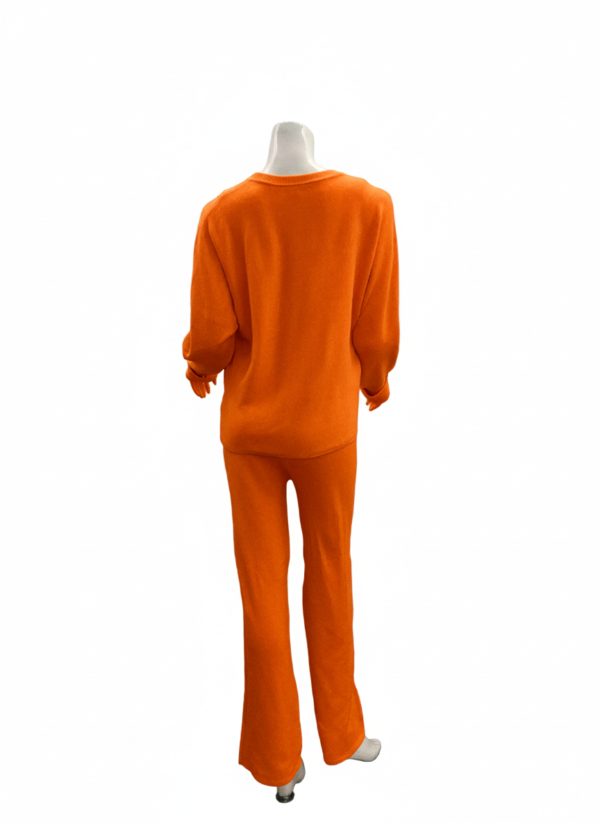 Conjunto Malha Pormenor Dourado