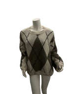 Camisola Malha Losangos