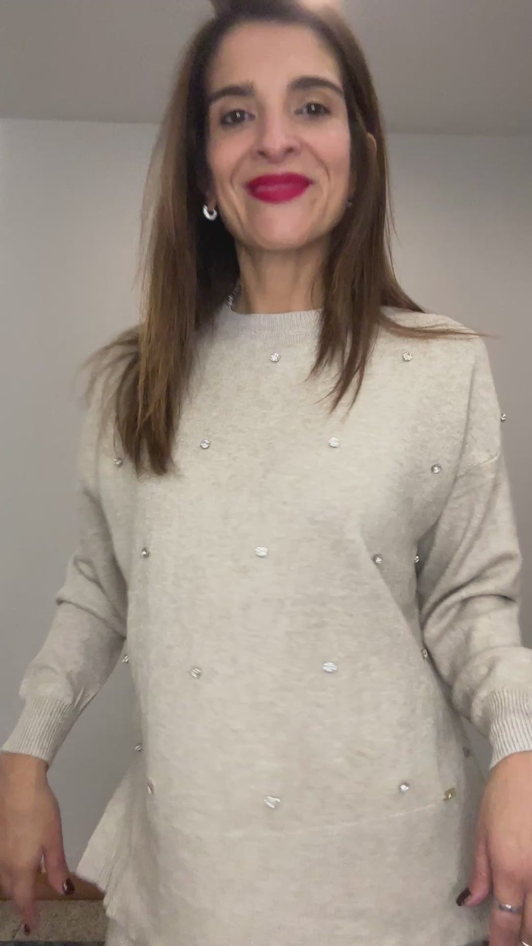 Conjunto Malha Brilhante